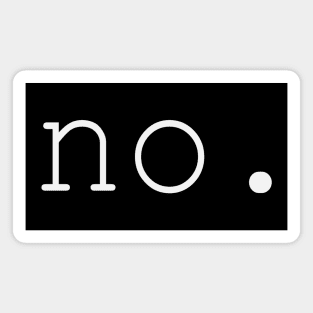 no. typeface Magnet